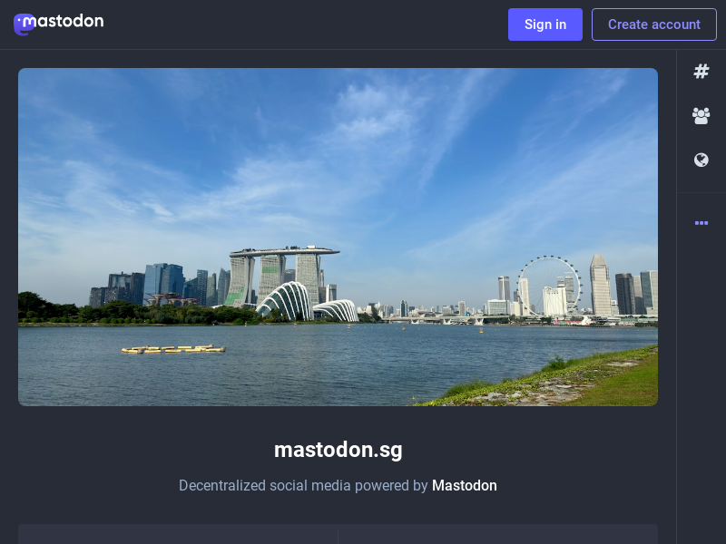 mastodon.sg