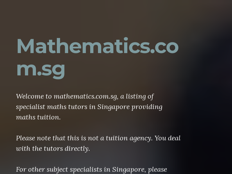 math.sg